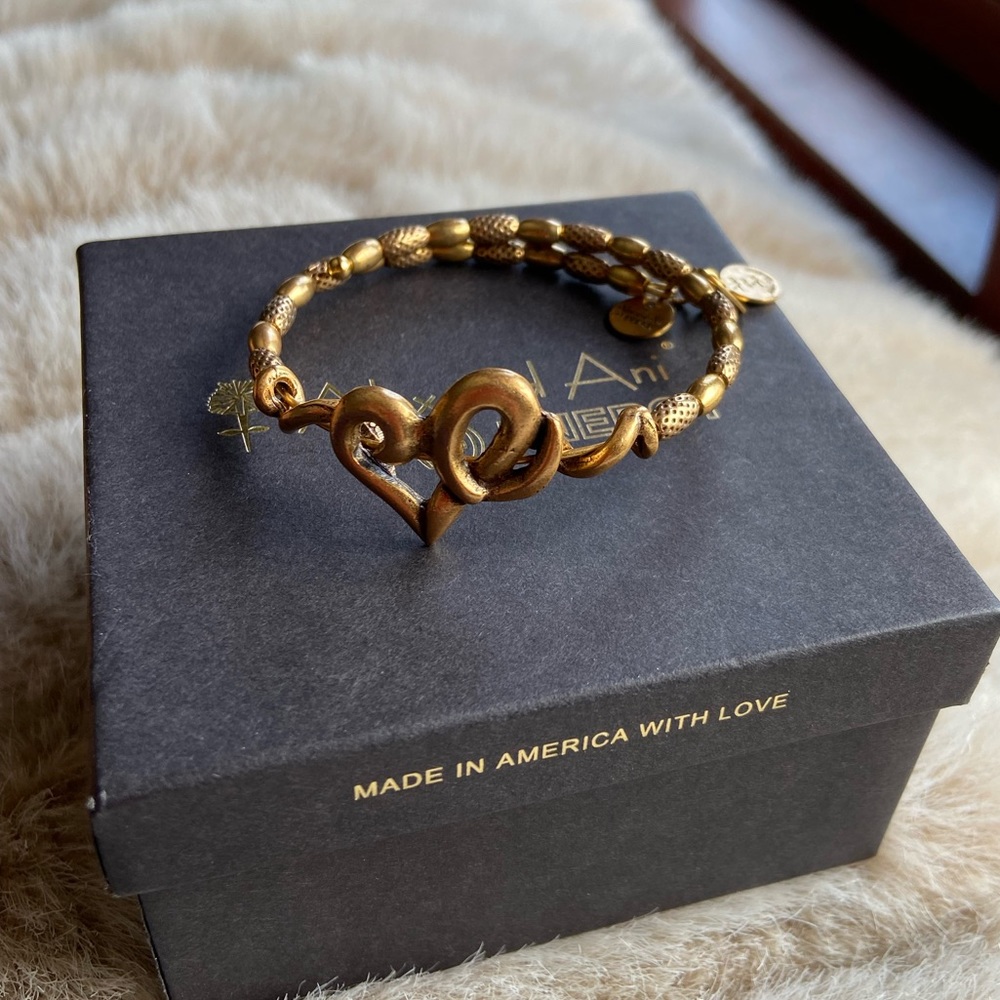 Alex and Ani heart wrap bracelet - Picture 3 of 3